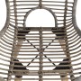Sedie da Pranzo 6 pz Marroni in Rattan Naturale