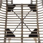 Sedie da Pranzo 6 pz Marroni in Rattan Naturale