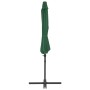 Ombrellone da Esterni con Base Portatile Verde