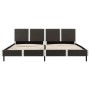 Letto con Materasso Memory Foam in Similpelle 180x200 cm