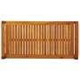 Set Divani Giardino 2pz con Cuscini Grigio Scuro Legno Massello