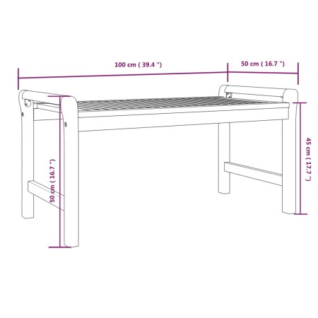 Set Divani Giardino 2pz con Cuscini Grigio Scuro Legno Massello