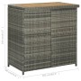 Set da Bar 3 pz in Polyrattan Grigio