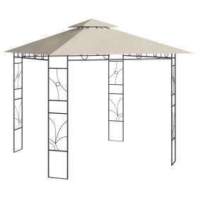 Gazebo 3x3x2,7 m Crema 160 g/m²