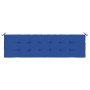 Cuscino per Panca Blu Reale 180x50x3 cm in Tessuto Oxford