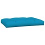 Cuscini per Pallet 5 pz Blu in Tessuto