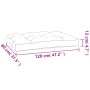 Cuscini per Pallet 5 pz Blu in Tessuto