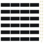 Tende Antimosche 2 pz per Porte con Magneti Nere 230x160 cm