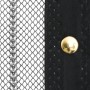 Tende Antimosche 2 pz per Porte con Magneti Nere 230x160 cm