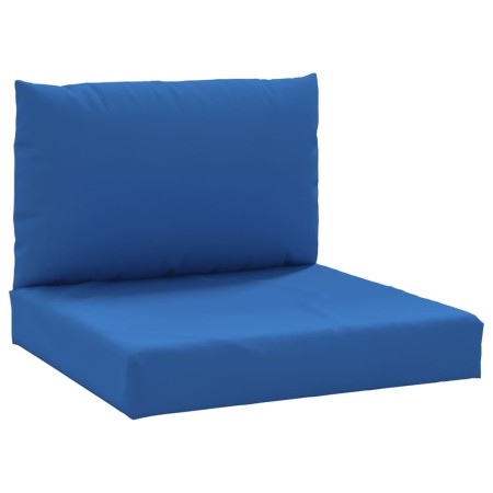 Cuscini per Pallet 2 pz Blu in Tessuto Oxford