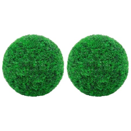 Sfere di Bosso Artificiale 2 pz 45 cm
