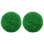 Sfere di Bosso Artificiale 2 pz 45 cm