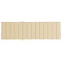 Cuscino per Lettino Beige 200x60x3 cm in Tessuto Oxford