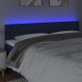 Testiera a LED Blu 180x7x78/88 cm in Tessuto