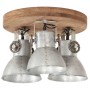 Lampada a Sospensione Industriale 25 W Argento 42x27cm E27