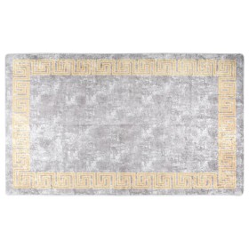 Tappeto Lavabile 120x180 cm Grigio Antiscivolo