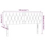 Testiere 2 pz Tortora 72x7x78/88 cm in Tessuto