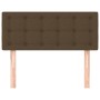 Testiera Marrone Scuro 80x5x78/88 cm in Tessuto