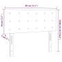 Testiera Marrone Scuro 80x5x78/88 cm in Tessuto