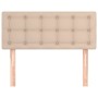 Testiera Cappuccino 100x5x78/88 cm in Similpelle