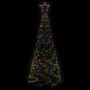 Albero di Natale a Cono Colorato 200 LED 70x180 cm