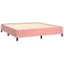 Giroletto Rosa 160x200 cm in Velluto