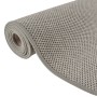 Tappeto Corsia Aspetto Sisal Argento 80x250 cm