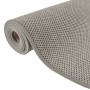 Tappeto Corsia Aspetto Sisal Argento 80x400 cm