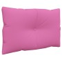 Cuscini per Pallet 2 pz Rosa in Tessuto Oxford
