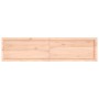 Ripiano a Parete 160x40x(2-4) cm Massello Rovere Non Trattato
