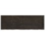 Ripiano Marrone Scuro 120x40x(2-6) cm Massello Rovere Trattato