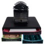 Exacompta Set da Scrivania con 3 Cassetti Small-Box Black Office Nero