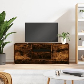 Mobile TV Rovere Fumo 102x30x37,5 cm in Legno Multistrato