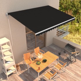 Tenda da Sole Retrattile Automatica 450x300 cm Antracite