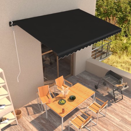 Tenda da Sole Retrattile Automatica 500x300 cm Antracite