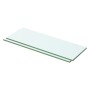 Mensole in Vetro Trasparente 2 pz 50x12 cm