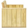 Set Divani da Giardino 3 pz in Legno di Pino Impregnato
