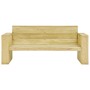 Set Divani da Giardino 5 pz in Legno di Pino Impregnato