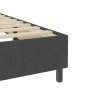 Letto a Molle Grigio Scuro in Tessuto 200x200 cm