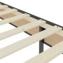 Letto a Molle Grigio Scuro in Tessuto 200x200 cm
