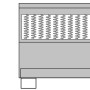 Letto a Molle Grigio Scuro in Tessuto 200x200 cm