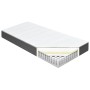 Letto a Molle Grigio Scuro in Tessuto 200x200 cm