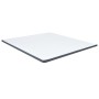 Letto a Molle Grigio Scuro in Tessuto 200x200 cm