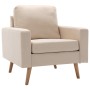 Set Divani 2 pz in Tessuto Crema