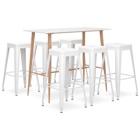 Set da Bar 7 pz Bianco