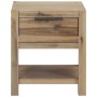 Comodini con Cassetti 2 pz 40x30x48 cm Legno Massello di Acacia