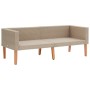 Set Divani da Giardino 2 pz con Cuscini in Polyrattan Beige