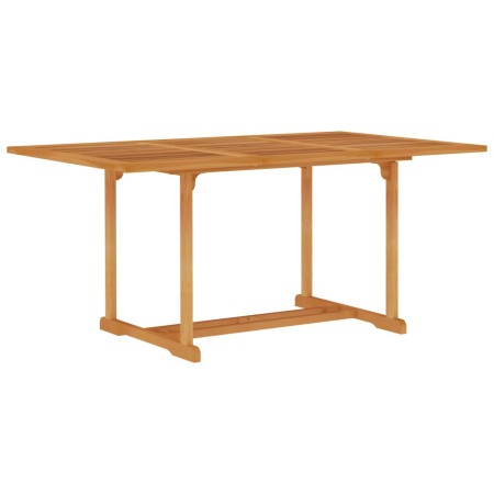 Set da Pranzo da Giardino 7 pz con Cuscini Legno di Teak