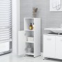 Set Mobili da Bagno 4 pz Bianco in Legno Multistrato