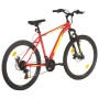 Mountain Bike 21 Speed 27,5" Ruote 50 cm Rosso